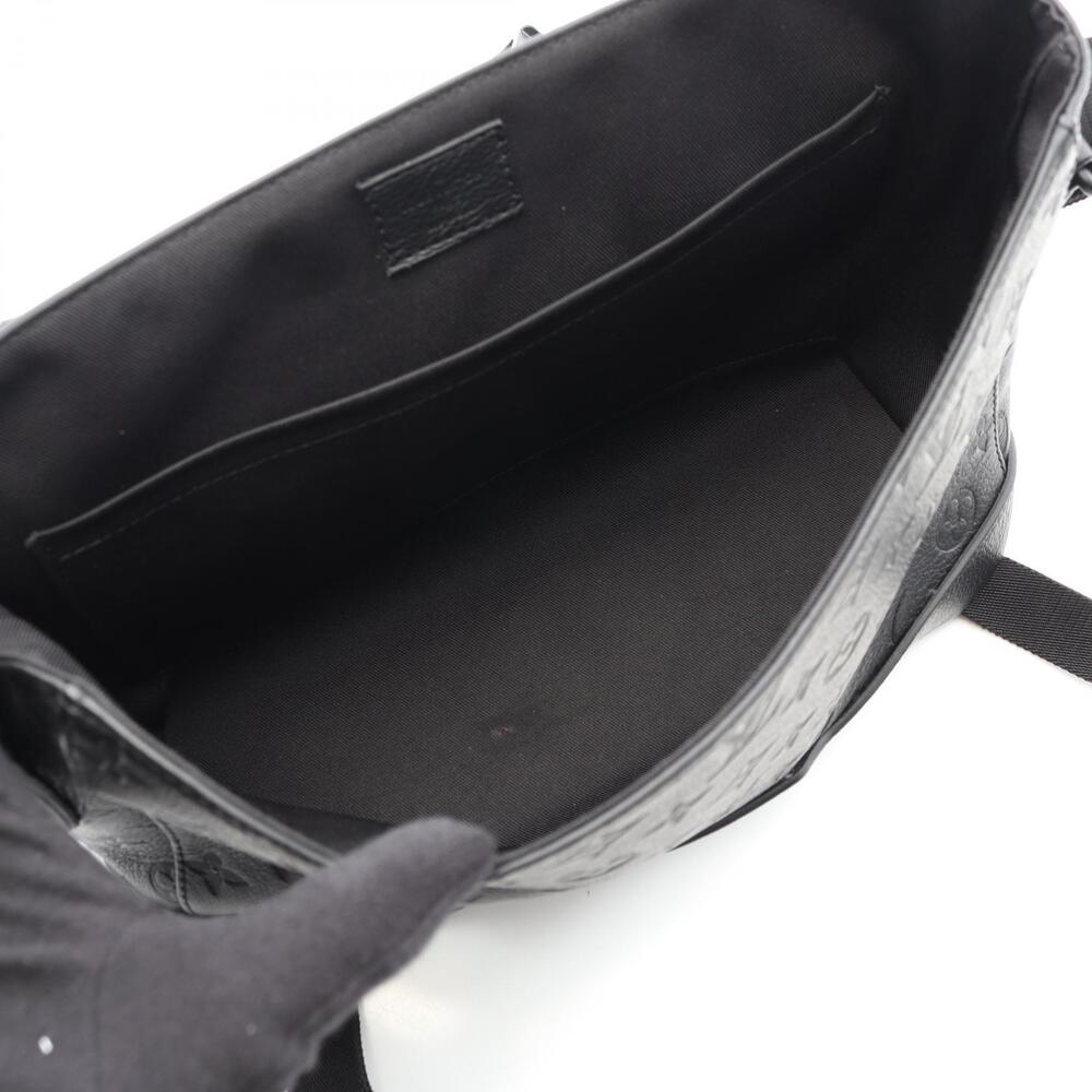 Louis Vuitton Messenger Voyage Shoulder Bag Leather Monogram Shadow Black - Picture 3 of 7